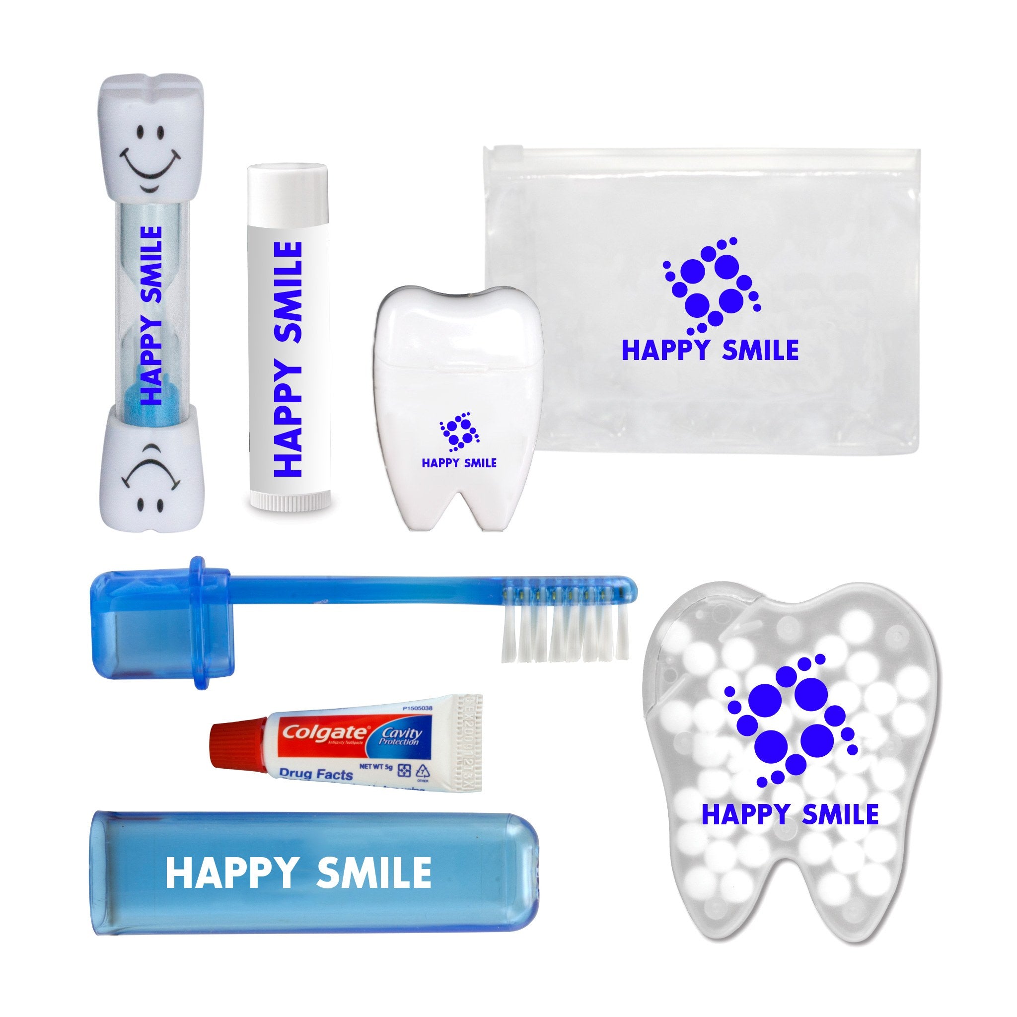 Happy Teeth Dental Kit  Imprinted with Logo (Q451511)