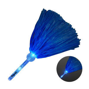Light Up Team Spirit Blue Pom Poms (Q452632)