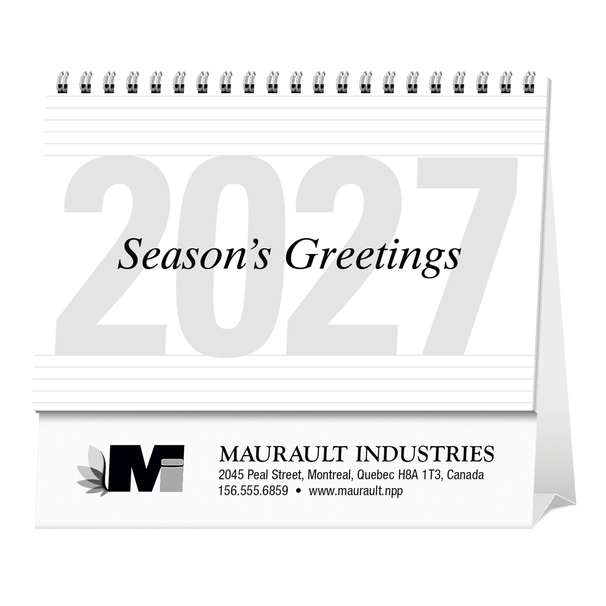 Large Econo Desk Calendars  Imprinted with Logo (Q454711)