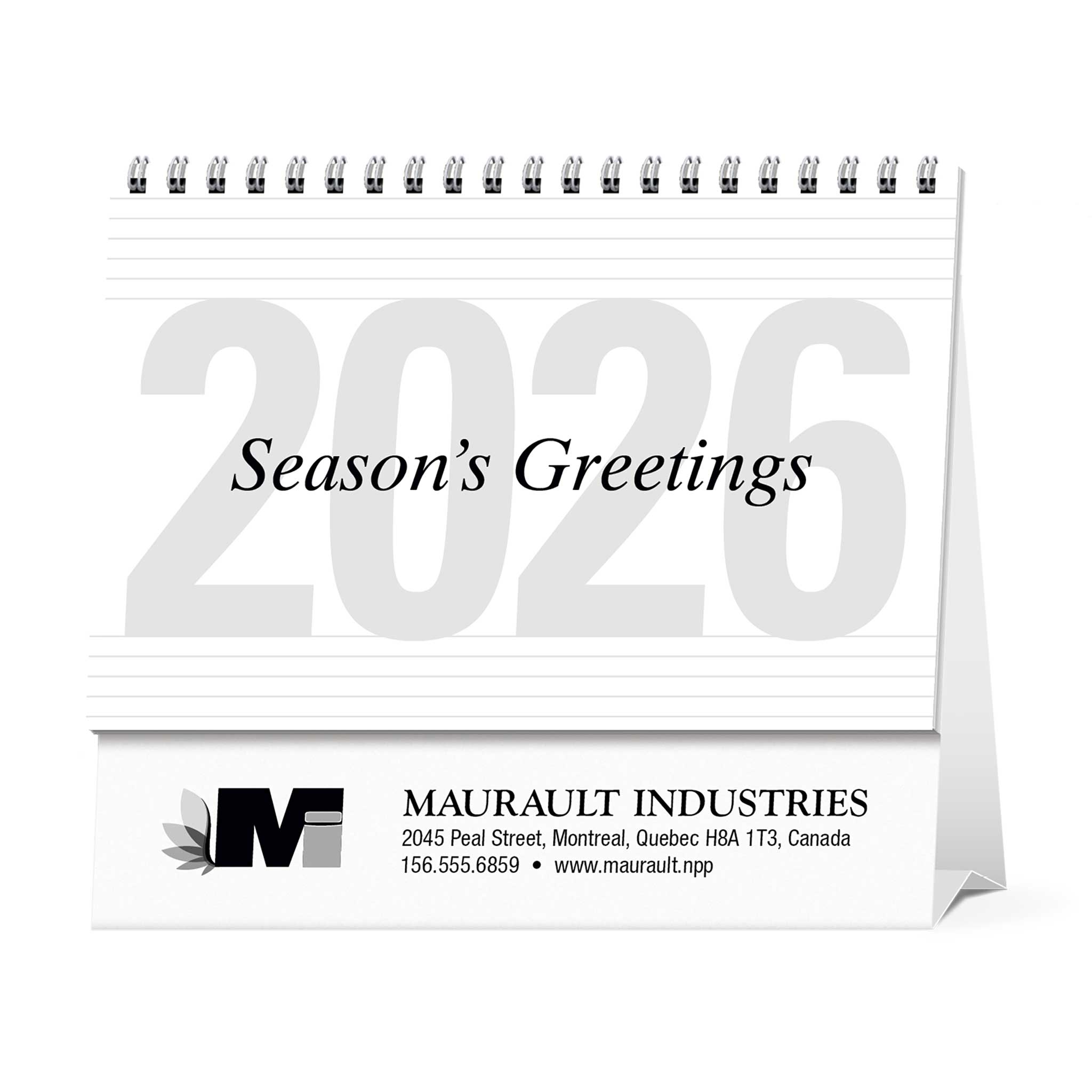 Large Econo Desk Calendars  Imprinted with Logo (Q454711)