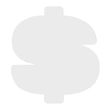 Dollar Sign Shaped Microfiber Cleaning Cloth (Q456511)