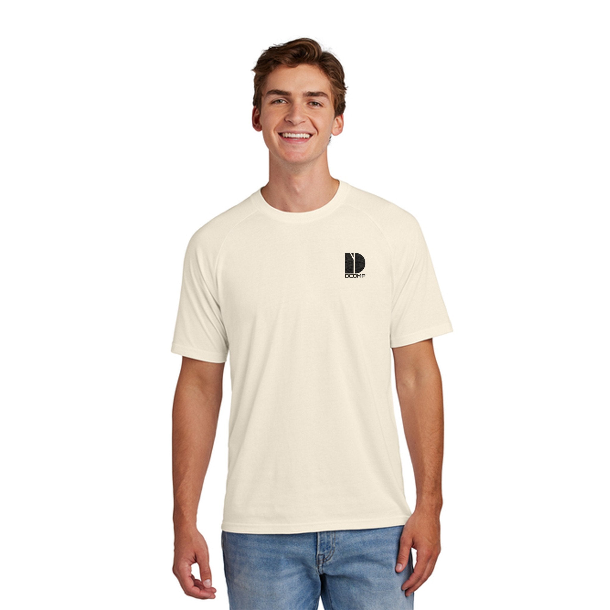 Sport-Tek® Halftime Raglan Tee  Imprinted with Logo (Q459922)