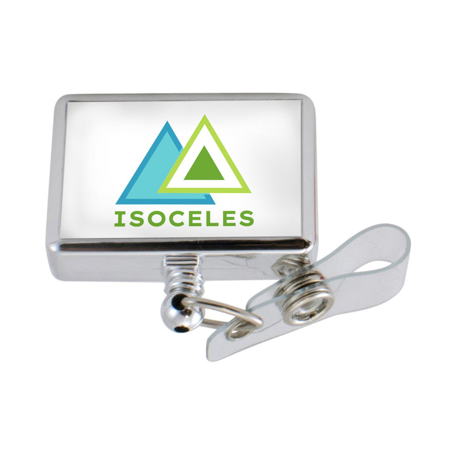 Metallic Rectangle Badge Reels (Q460332)