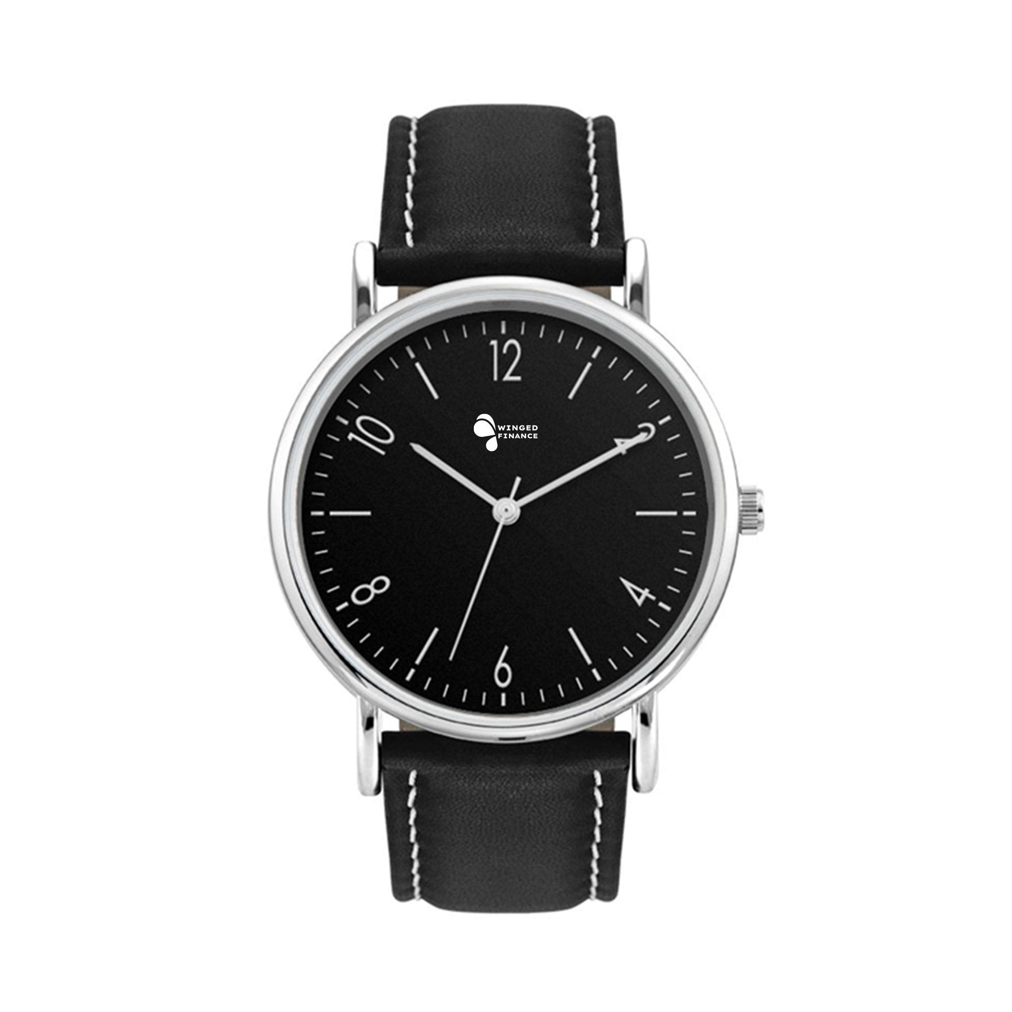 Unisex Watch - 38mm Leather Strap  Imprinted with Logo (Q463222)