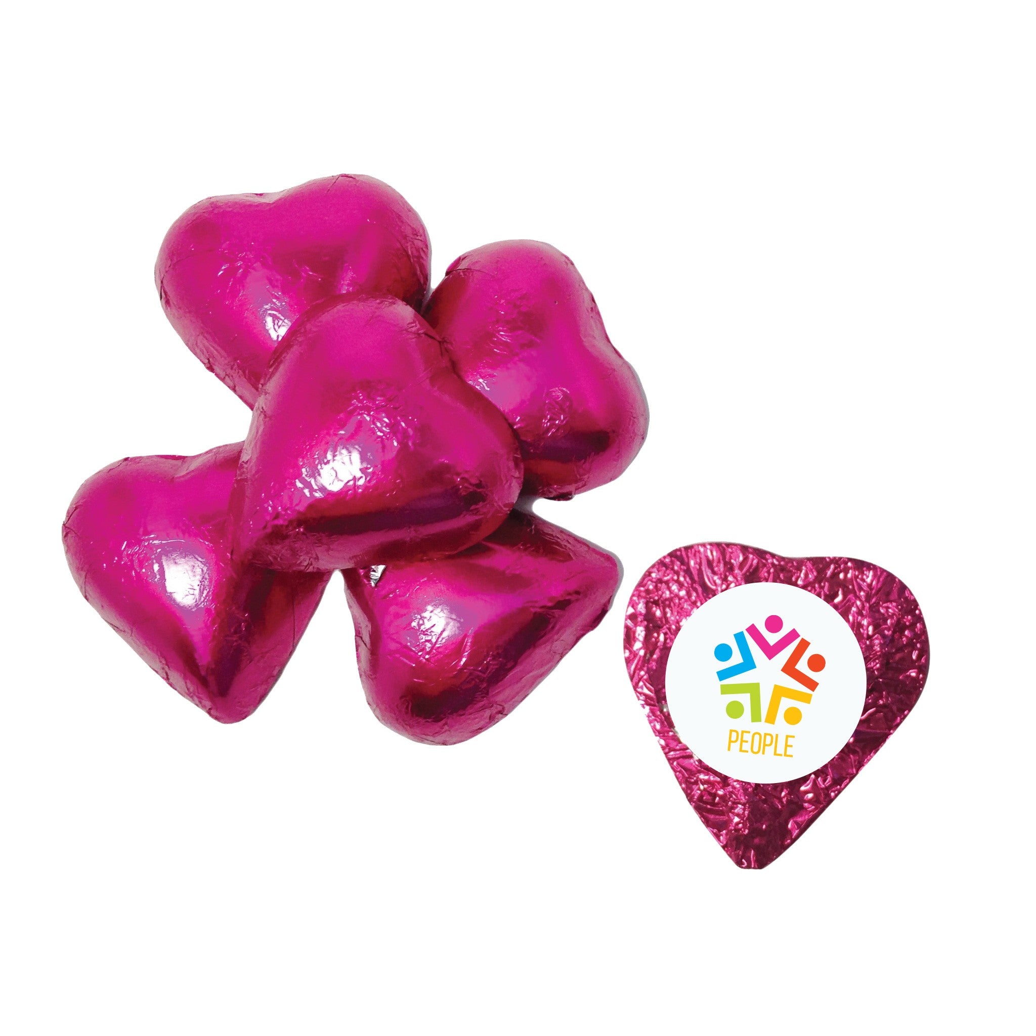 Individually Wrapped Chocolate Hearts (Q463611)