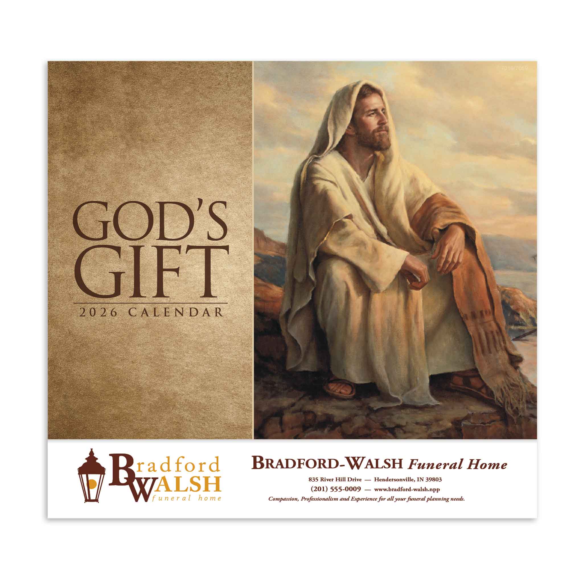 God's Gift - Stapled Calendar  Imprinted with Logo (Q464722)