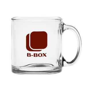 13 Oz. Clear Glass Coffee Mug (Q465532)