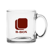 13 Oz. Clear Glass Coffee Mug (Q465532)