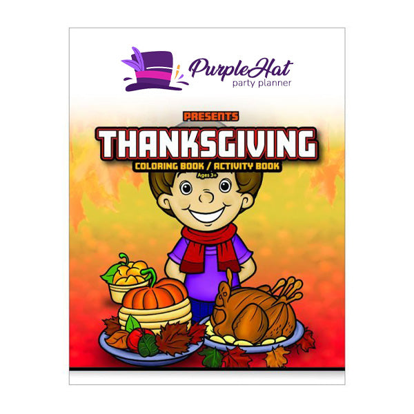 Thanksgiving Large Coloring Book  Imprinted with Logo (Q466022)