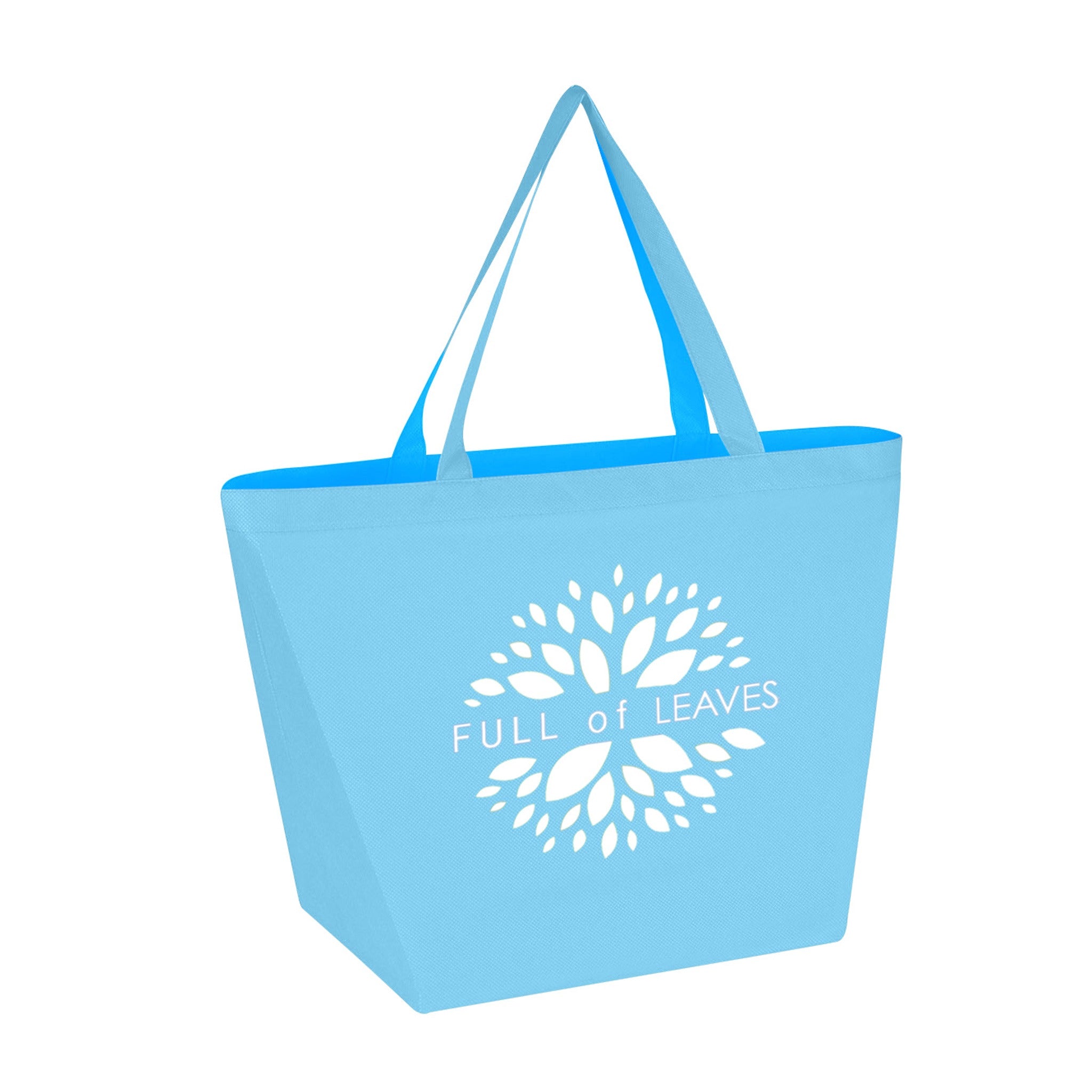 Polypropylene Non-Woven Budget Shopper Tote Bags  Imprinted with Logo (Q468311)