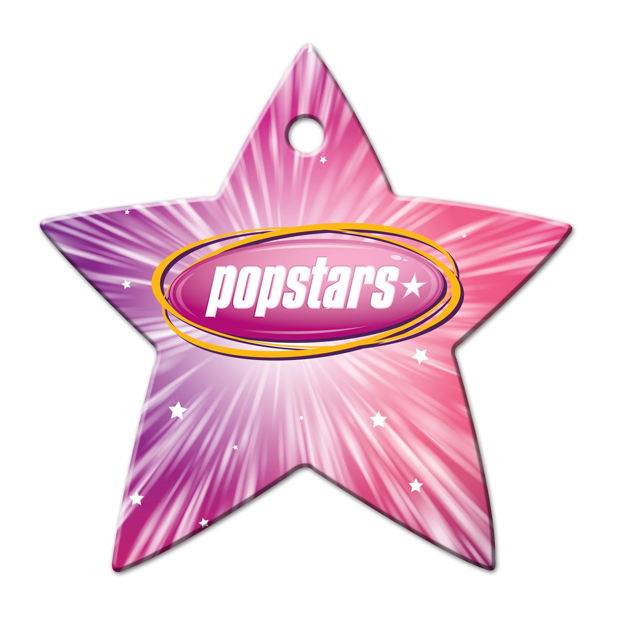 Star Shaped Luggage Tag  Imprinted with Logo (Q469322)