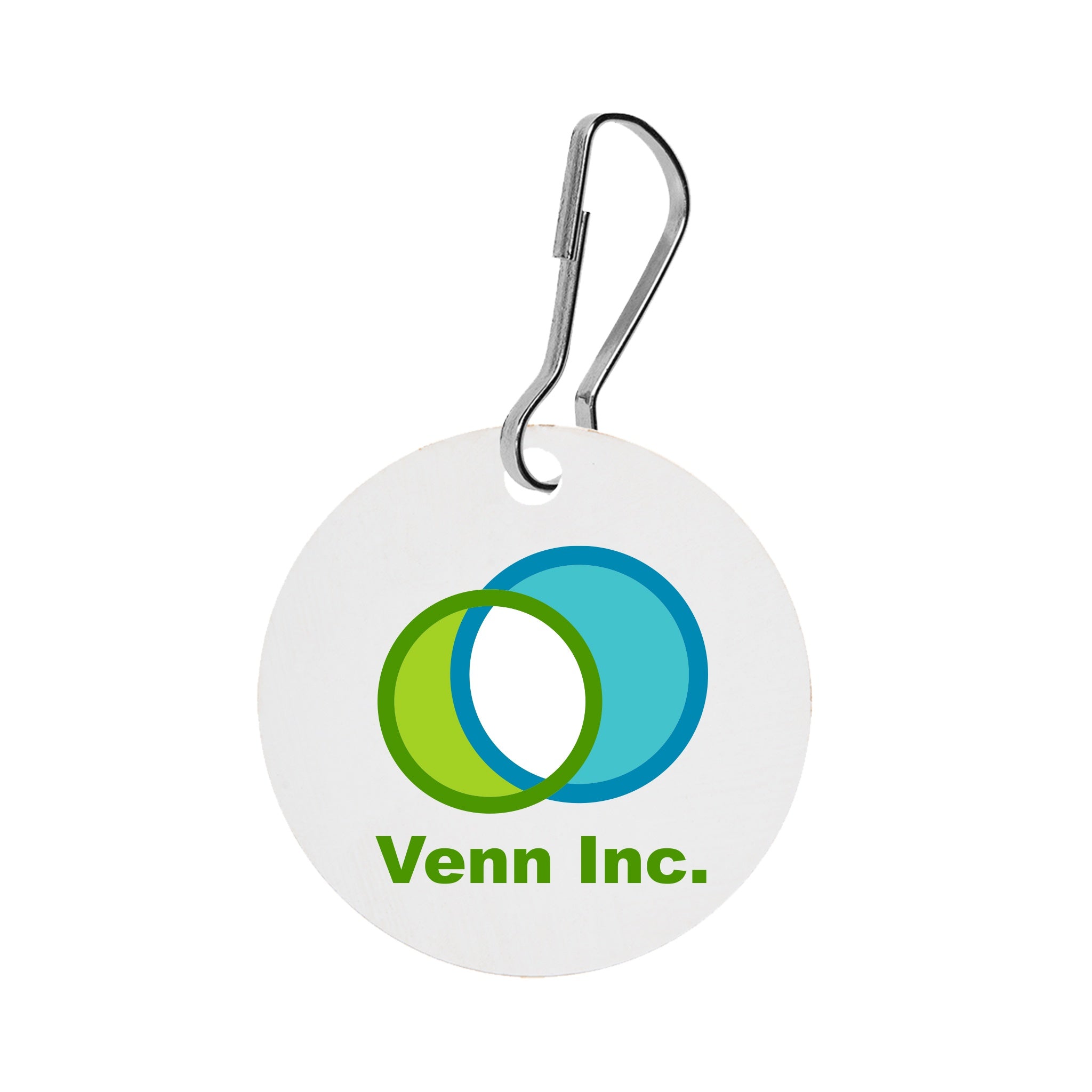 Acrylic Zipper Pull - Custom Shape 3 Inch  Imprinted with Logo (Q471122)