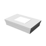 19" x 12" x 6" White Deluxe Gift Box (Q471422)