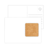 Post Card with Square Cork Coaster 6" x 4" (Q473111)