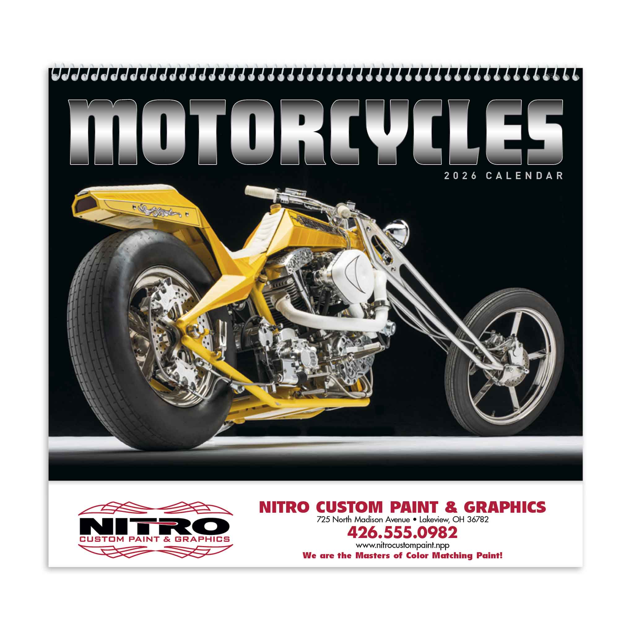 Motorcycles Calendar  Imprinted with Logo (Q474722)