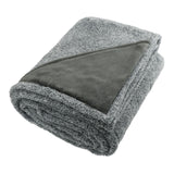 Heathered Fuzzy Fleece Blanket (Q475111)