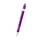 Recycled Aluminum Spin Game Top Pen With Stylus (Q475122)