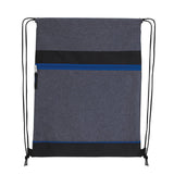 GoodValue Recycled PET Two-Tone Drawstring Backpack (Q475422)