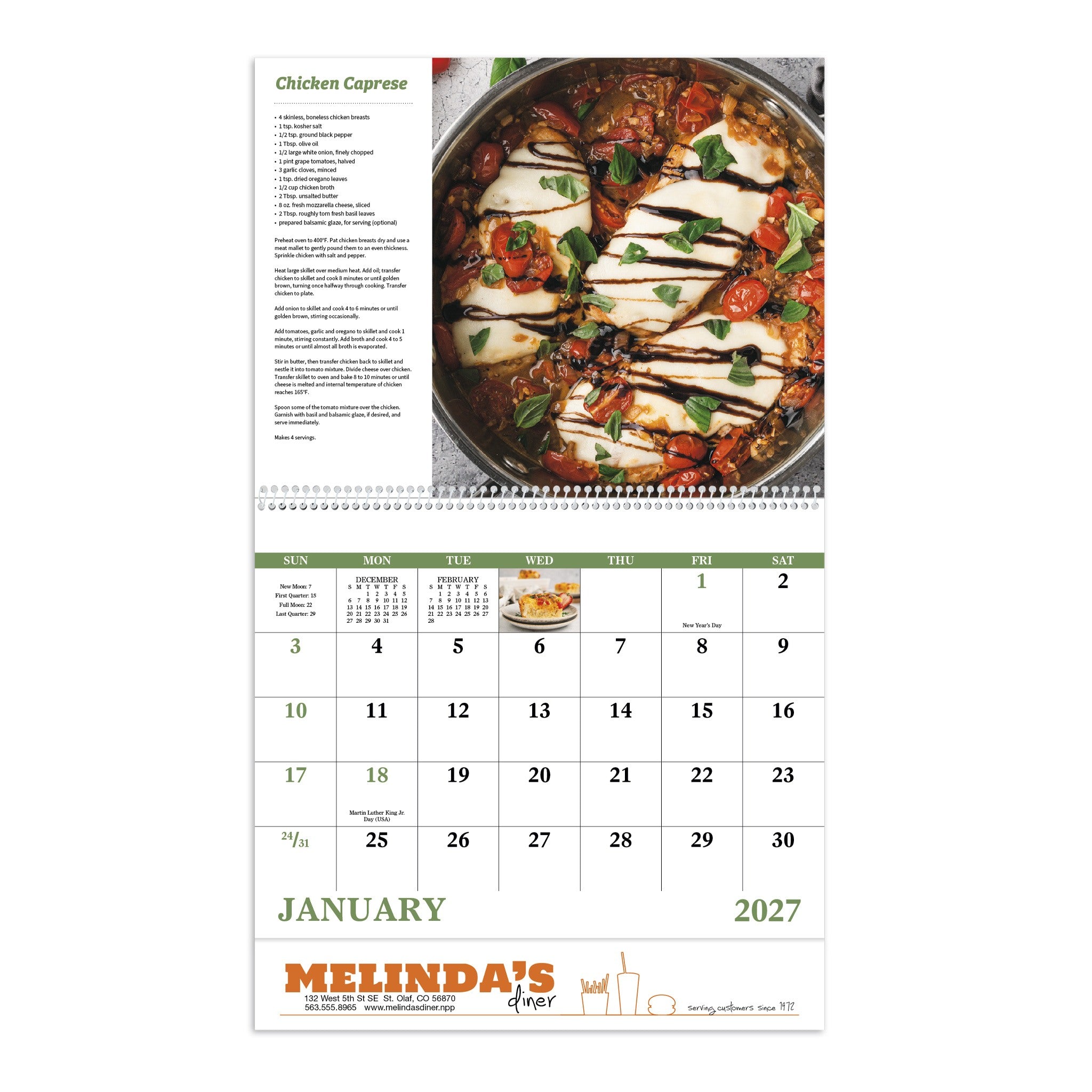 Delicious Dining - Spiral Calendar (Q475722)