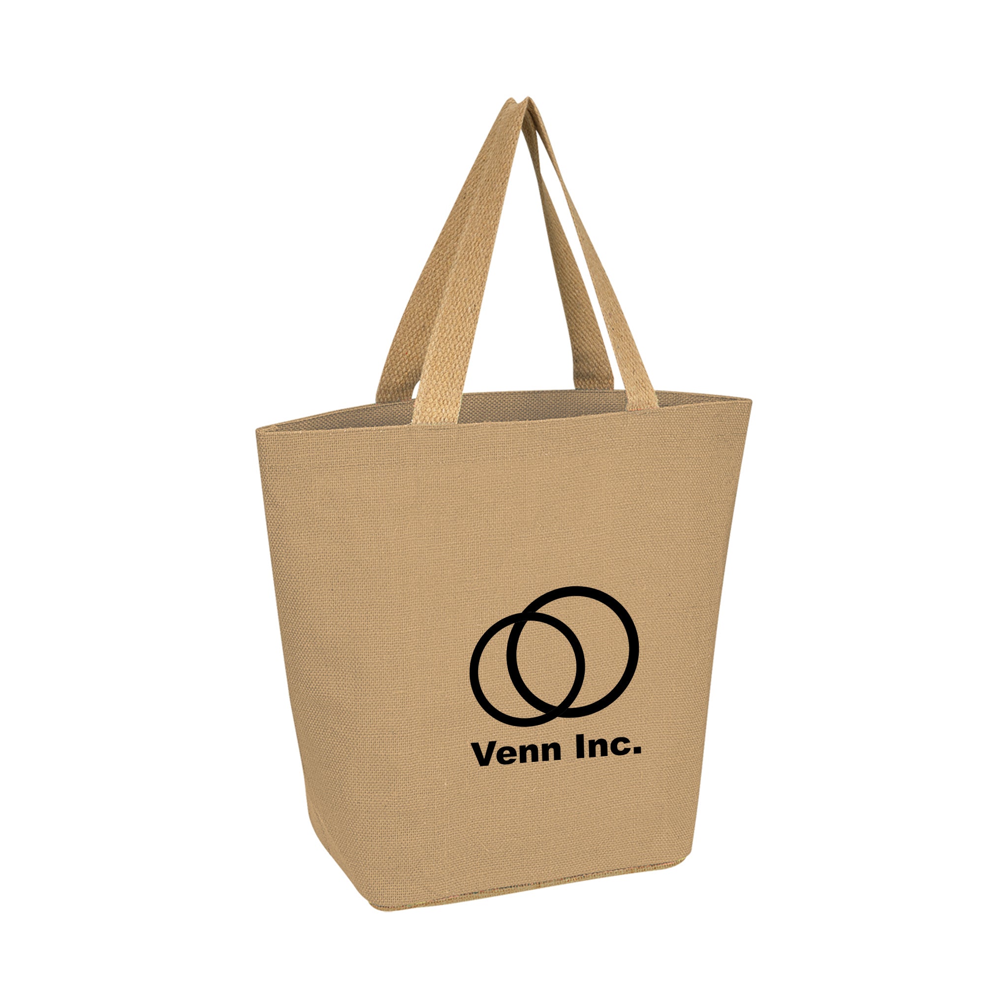Marketplace Jute Tote Bag  Imprinted with Logo (Q476922)