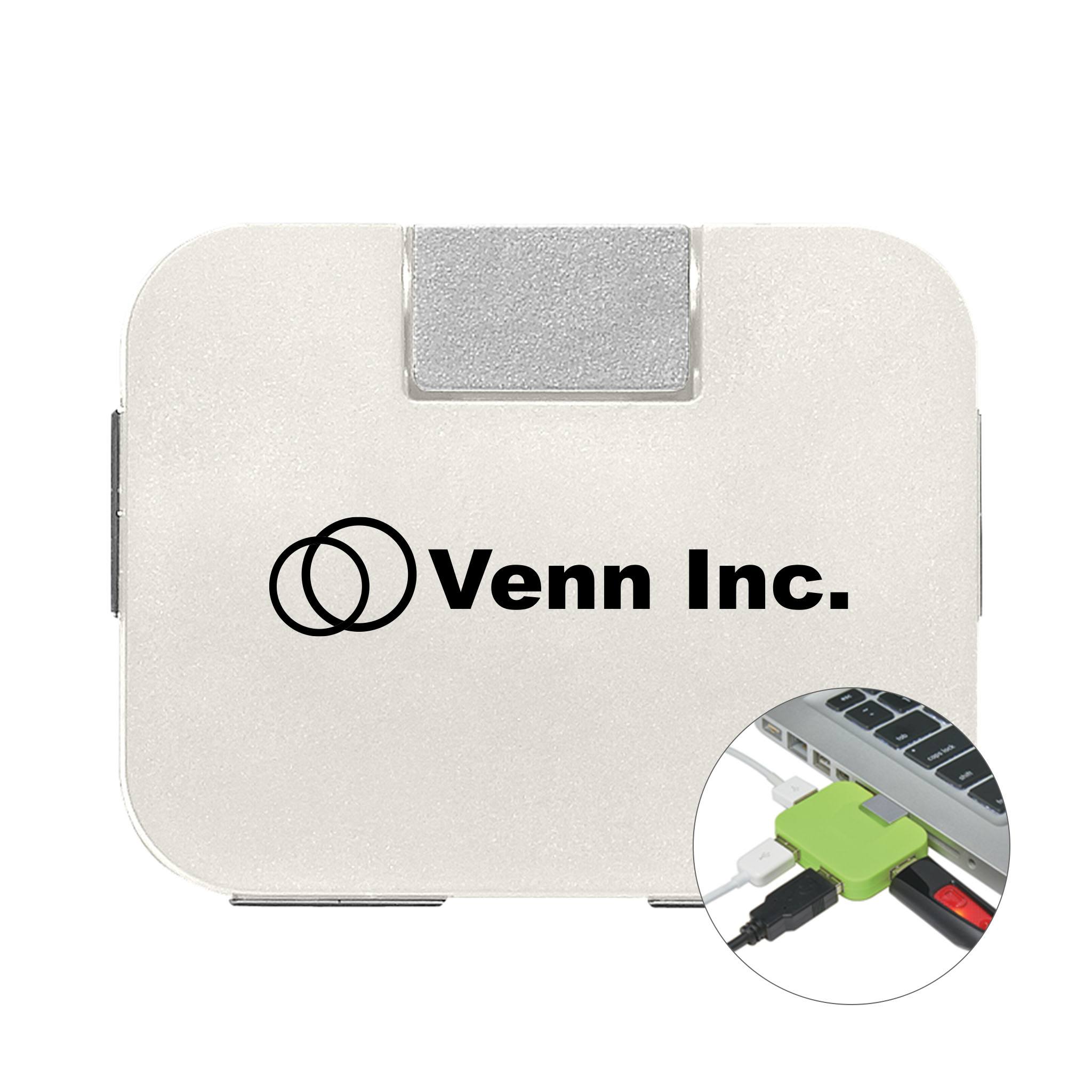 4-Port 2.0 USB Hub  Imprinted with Logo (Q478311)