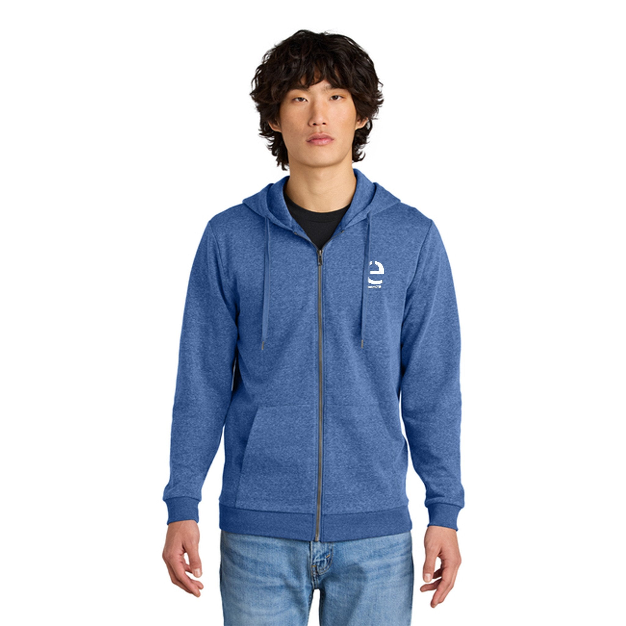 District® Perfect Tri® Fleece Full-Zip Hoodie  Imprinted with Logo (Q479122)