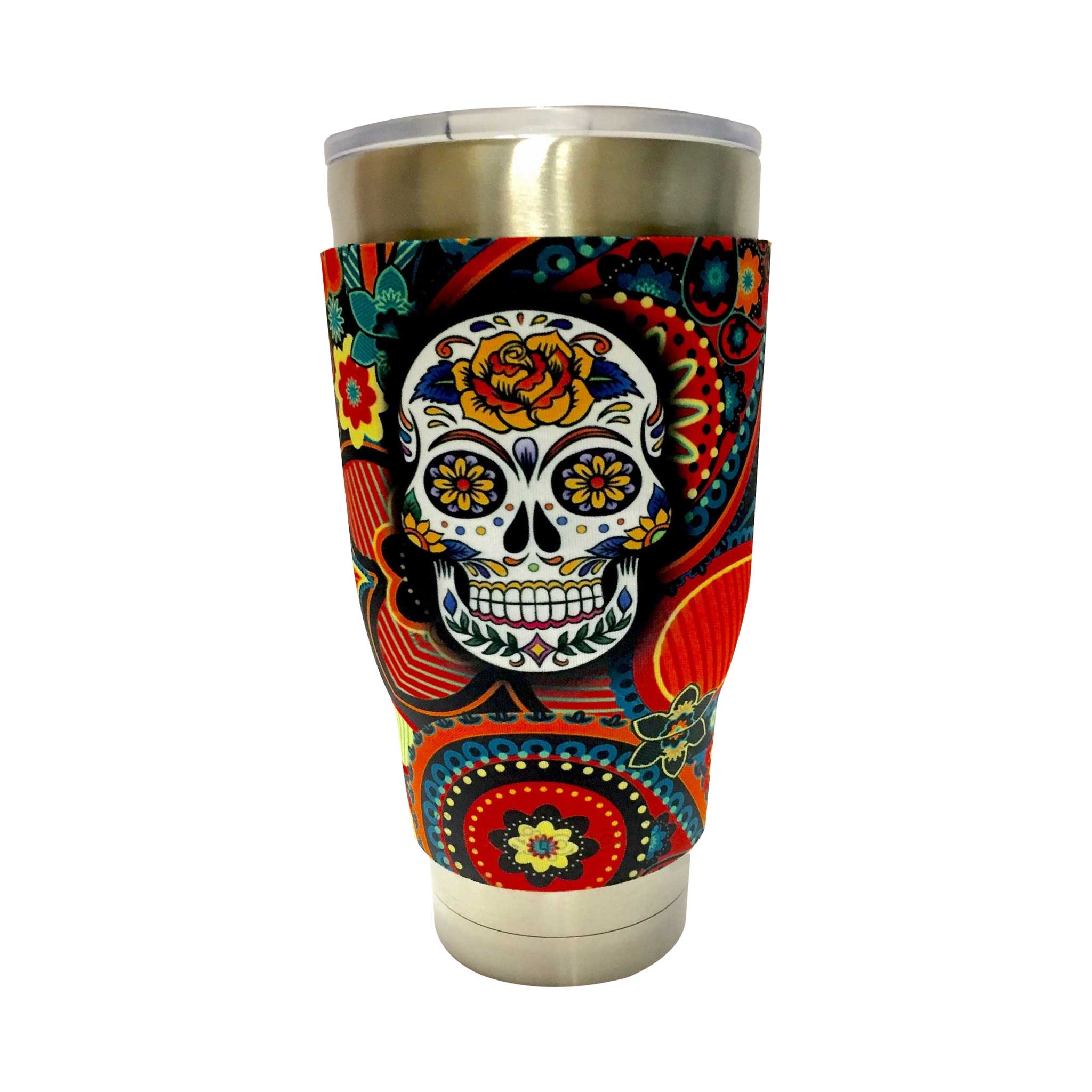 32 Oz. Full Color Comfort Grip Tumbler Neoprene Sleeve (Q479422)