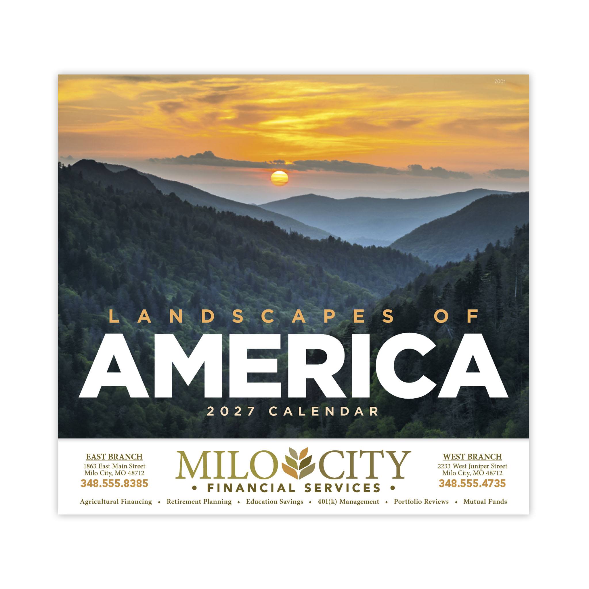 Landscapes of America - Stapled  Imprinted with Logo (Q479811)