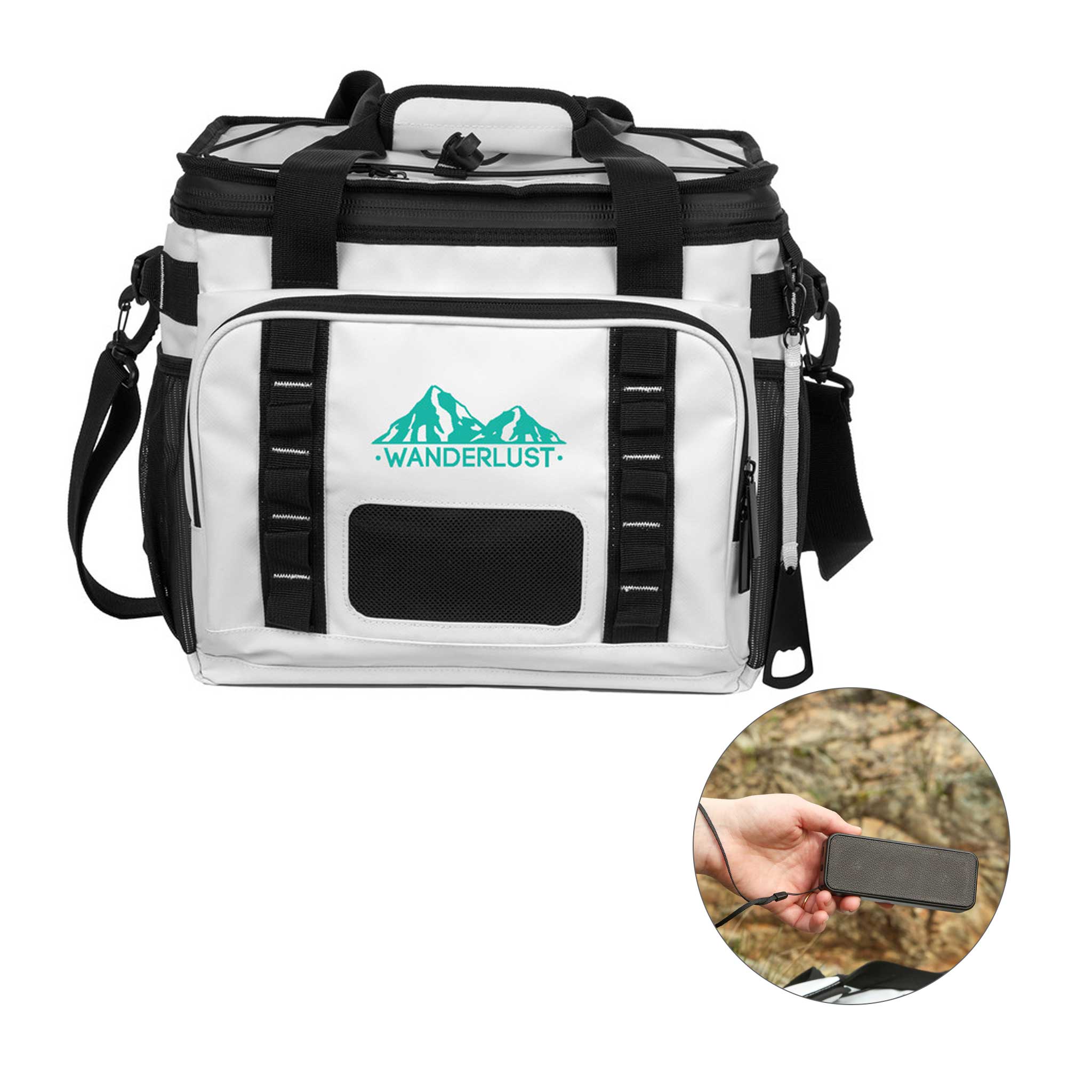 Chillamanjaro™ 18 Can Altitune Cooler Bag  Imprinted with Logo (Q480022)