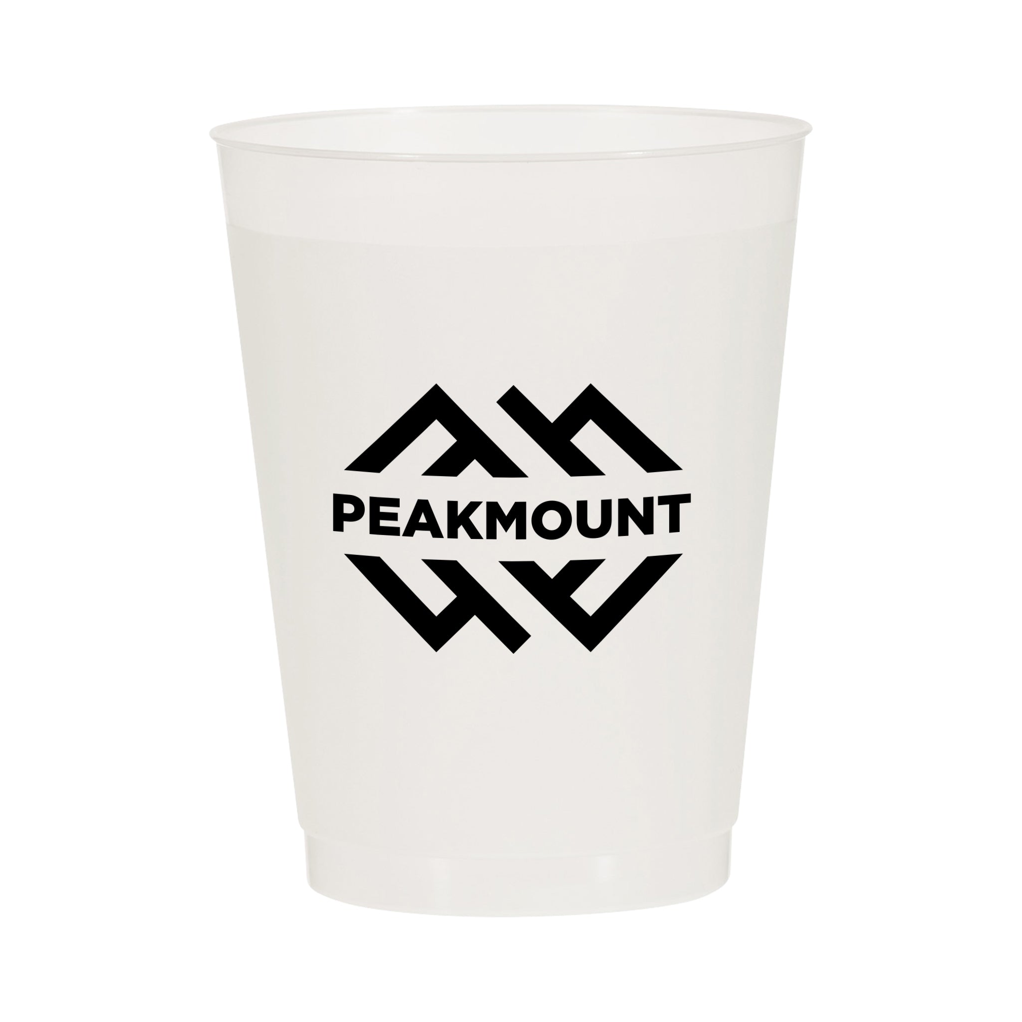 16 Oz. Full Color Frost Flex Stadium Cup  Imprinted with Logo (Q480122)