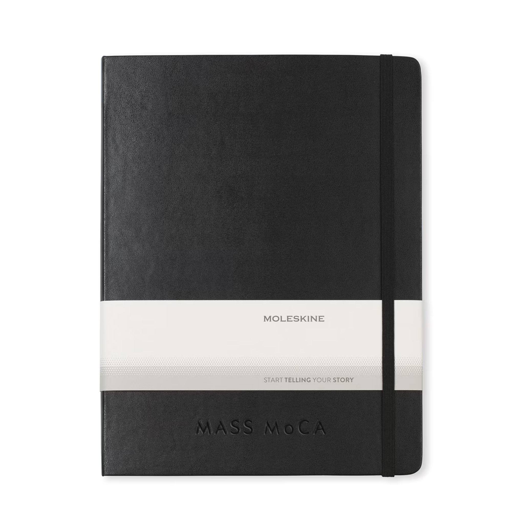 Moleskine® Hard Cover X-Large Double Layout Notebook  Imprinted with Logo (Q481111)