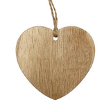 3 Inch Wood Ornament - Heart (Q481332)