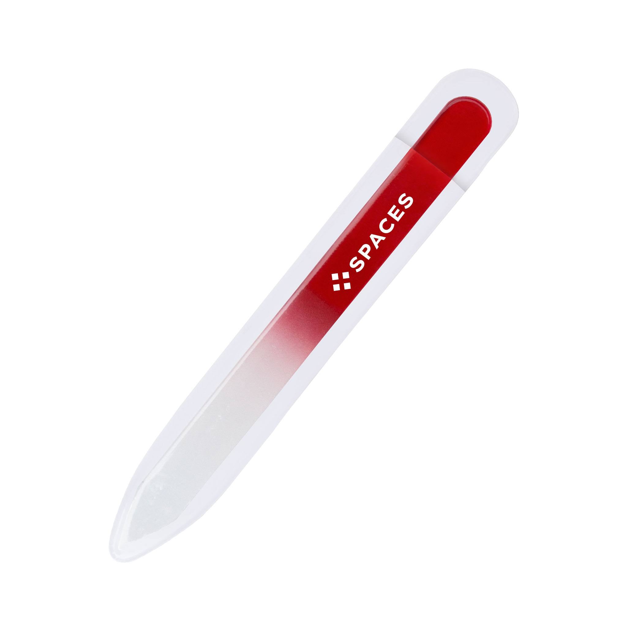 Tempered Glass Nail File  Imprinted with Logo (Q481422)