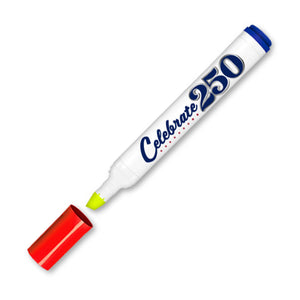 Brite Spots® Patriotic Fluorescent Highlighter - USA Made (Q481632)
