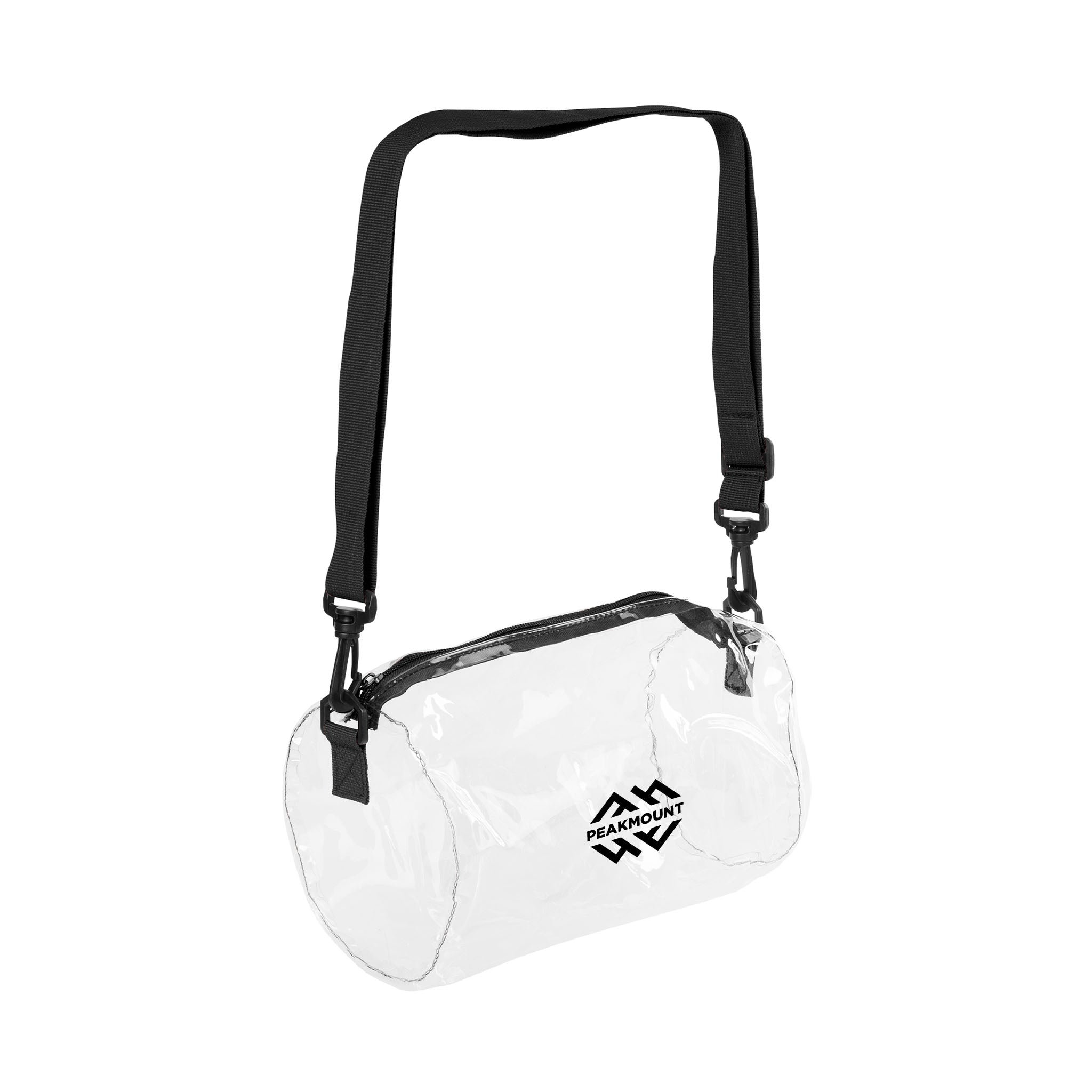 Seymour Clear Barrel Bag  Imprinted with Logo (Q481822)