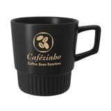 Lines Mug - 12 Oz.  Imprinted with Logo (Q482222)