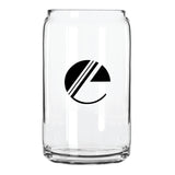16 Oz. Beer Can Glass - USA  with Logo (Q482822)