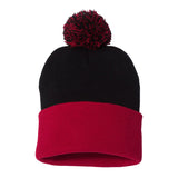 Sportsman SP15 12" Pom-Pom Knit Beanie (Q482922)