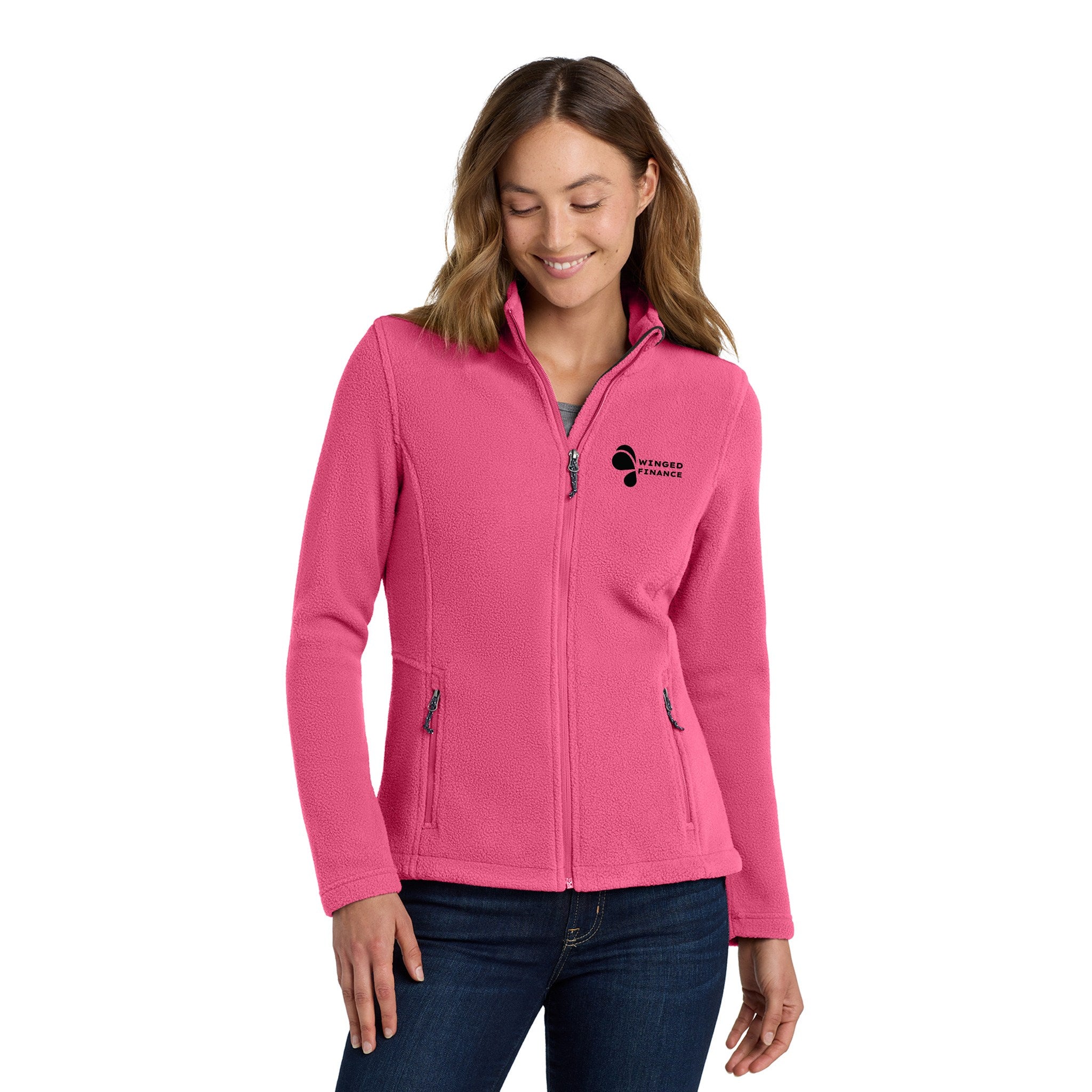 Port Authority® Ladies Value Fleece Jacket  Imprinted with Logo (Q483465)