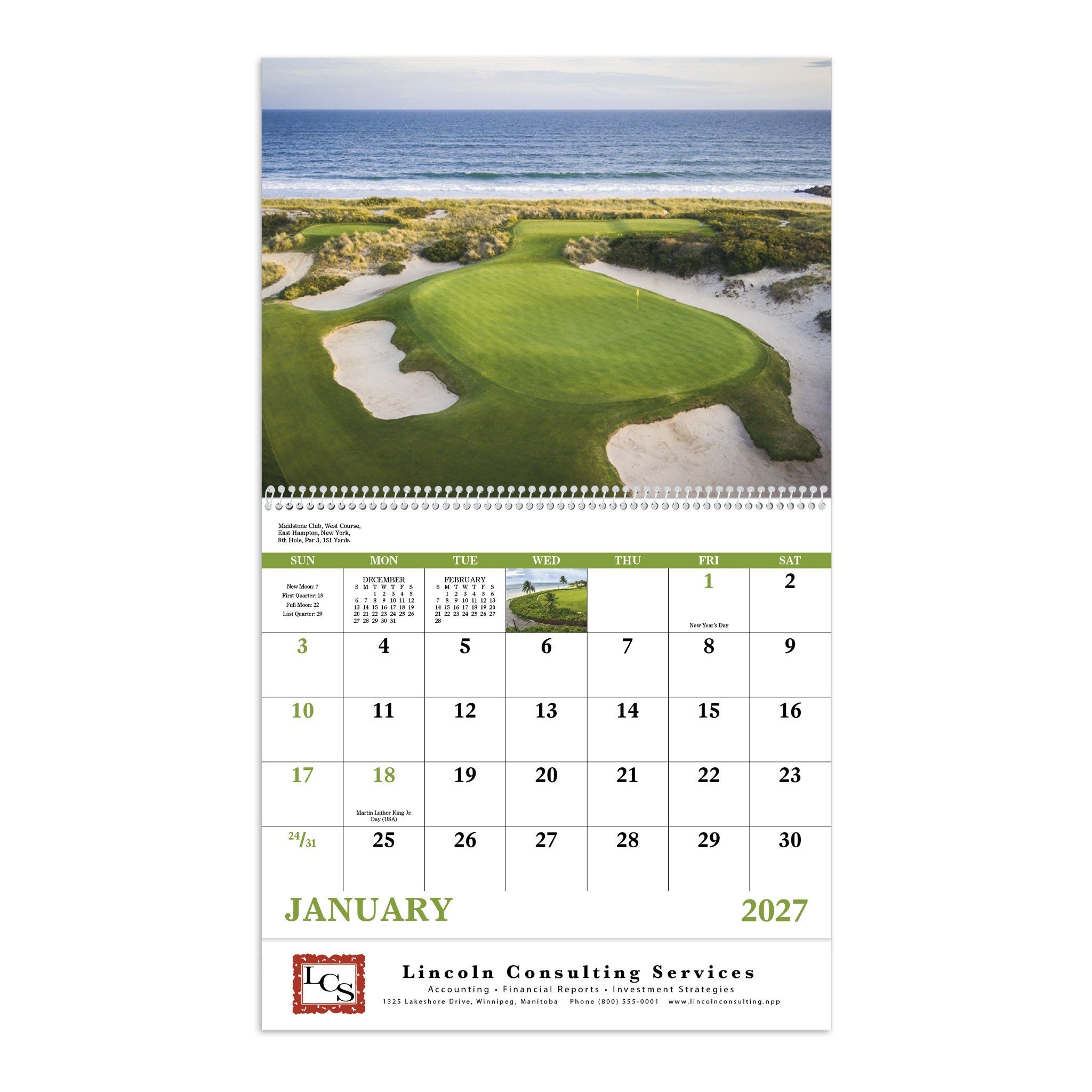 Fairways & Greens - Spiral Calendar (Q485722)