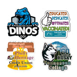 Customcut™ 9.1 To 16 sq. Inch Vinyl Stickers In Singles (Q487022)
