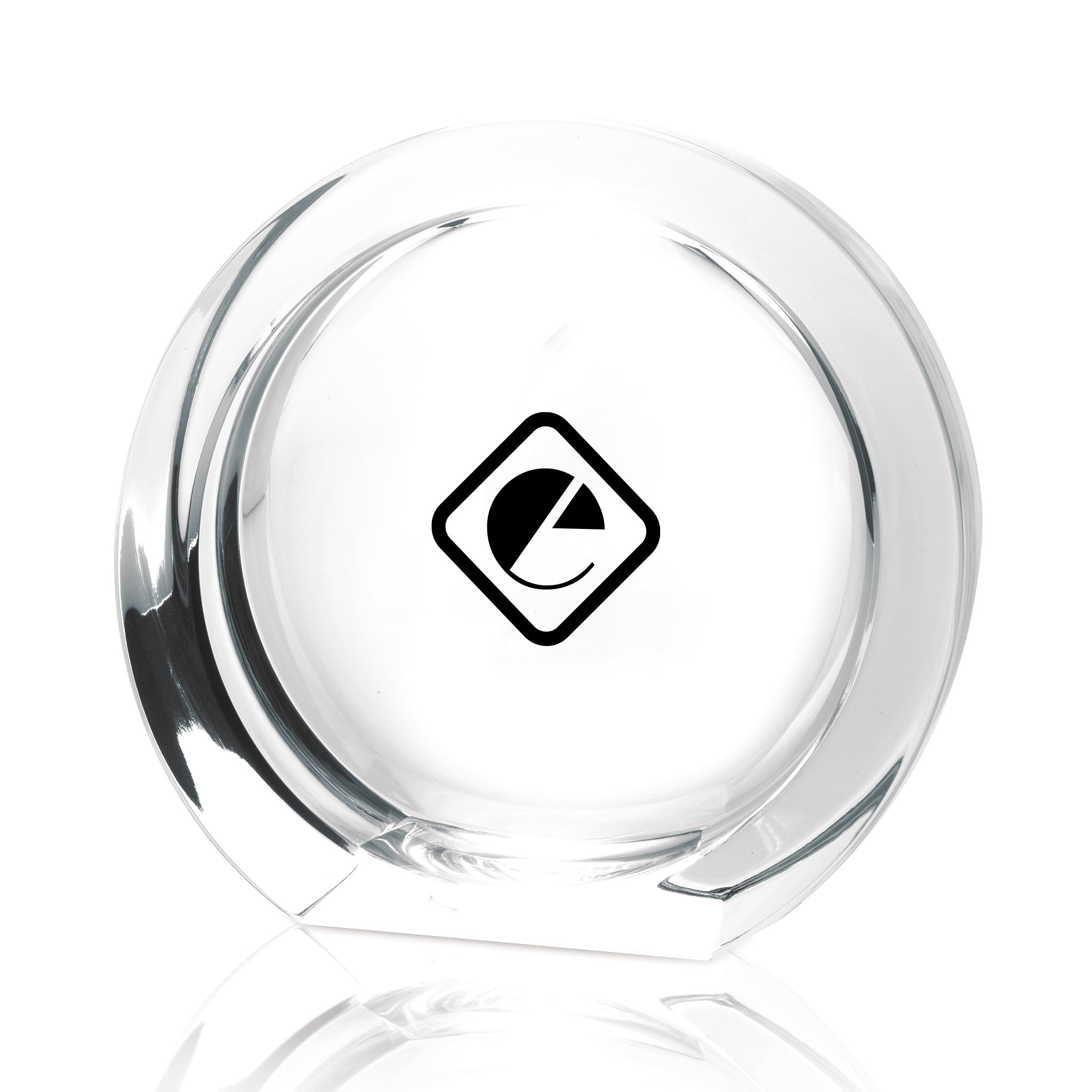 High Tech Lead Crystal Awards (Medium)  Imprinted with Logo (Q489311)