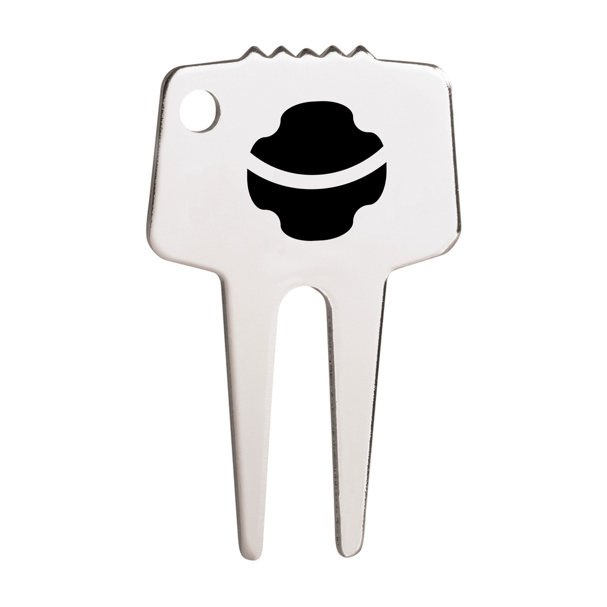 Silver-Tone Divot Repair Tool (Q490122)