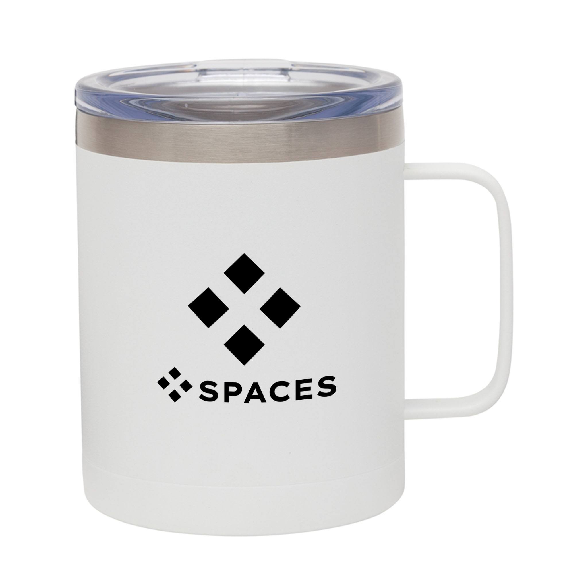 14 Oz. Camper Vacuum Mug  Imprinted with Logo (Q490622)