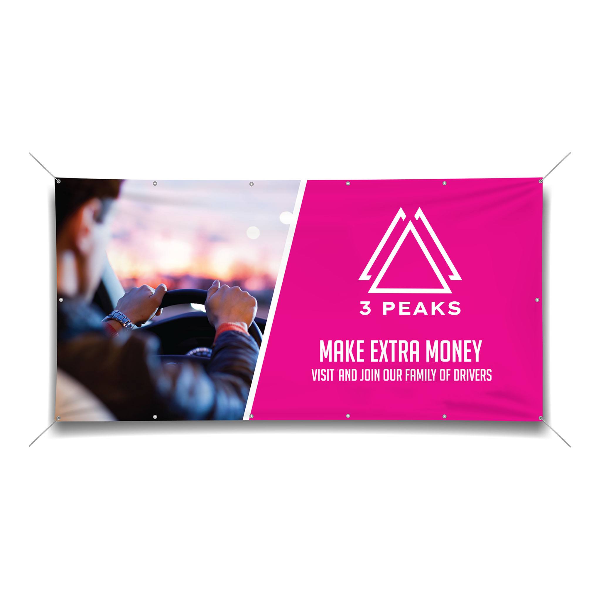 13 Oz. Vinyl Banner 4 x 8 (Q491422)