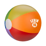 16 Inch Rainbow Beach Ball  with Logo (Q491432)