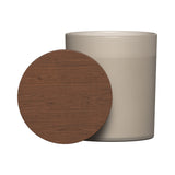 Summit Glass Candle With Acacia Wood Lid (Q491532)