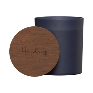 Summit Glass Candle With Acacia Wood Lid (Q491532)