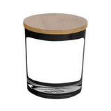 Bamboo Soy Candle With Full Color Label (Q491822)
