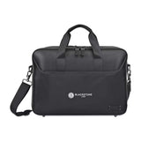 Travis & Wells® Lennox Laptop Portfolio - Black  Imprinted with Logo (Q491922)